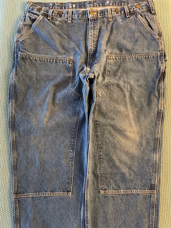 Carhartt Other - Vintage Carhartt-Double Front Denim Logger Jeans- B73-DST Dark Stone- (46x30)